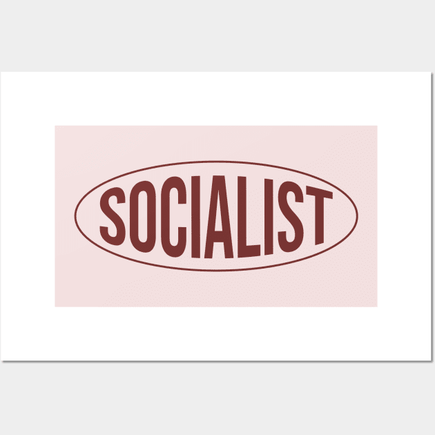 Socialist - Leftist Political Wall Art by Football from the Left